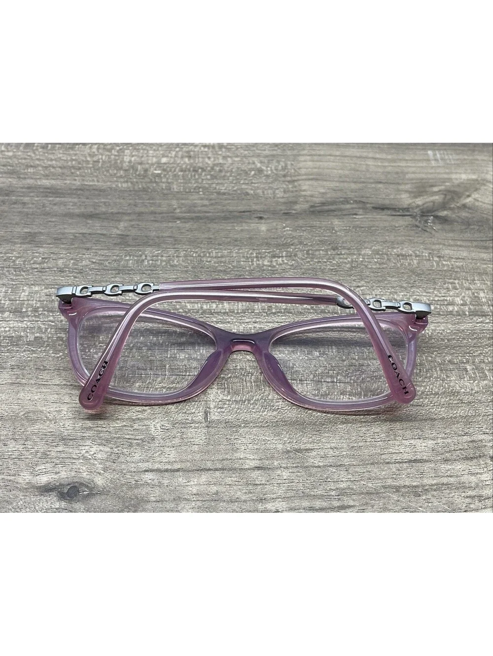 COACH NEW YORK HC6127U 5535 Transparent Purple Eyeglasses Frame 51-17-140